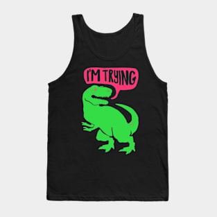 HUG ME DINOSAUR Tank Top